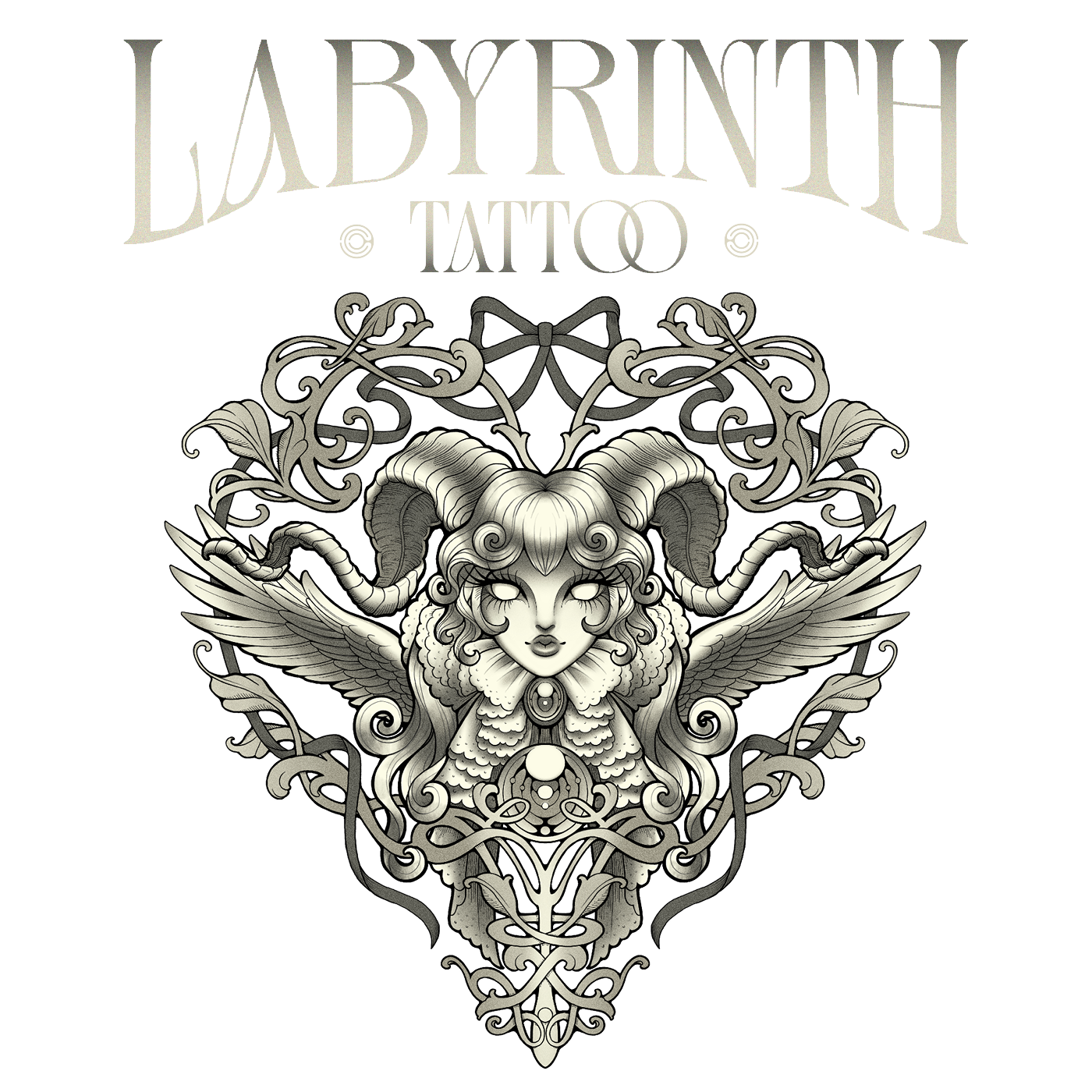 Labyrinth Tattoo Logo